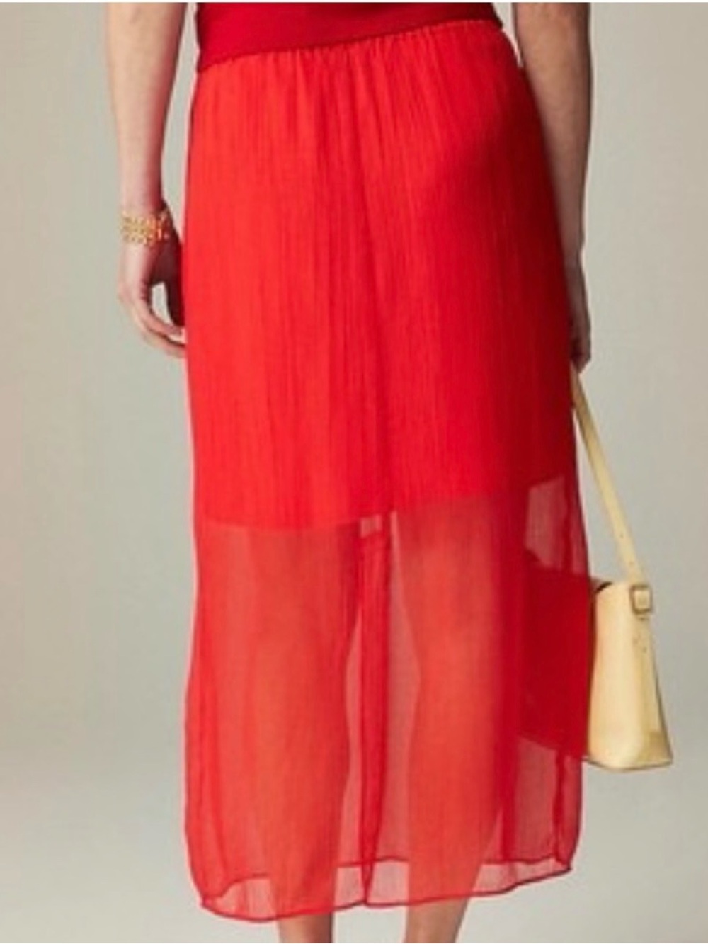J. Crew Gwyneth Layered Sheer Slip Skirt - Picture 10 of 10